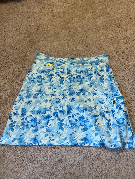 Lopez Pants - Lopez blue floral golf / tennis skiort small